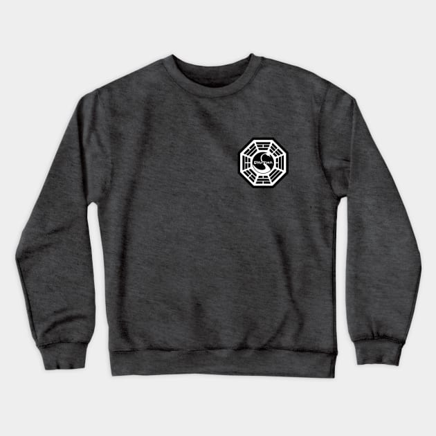 LOST: Station 3: The Swan (badge) Crewneck Sweatshirt by cabinboy100